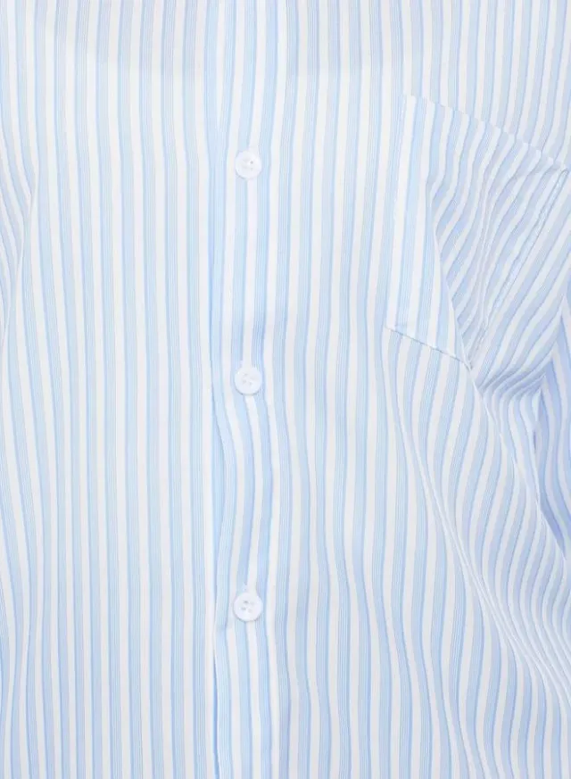 Striped Oversized Long Sleeve Shirt – image 4
