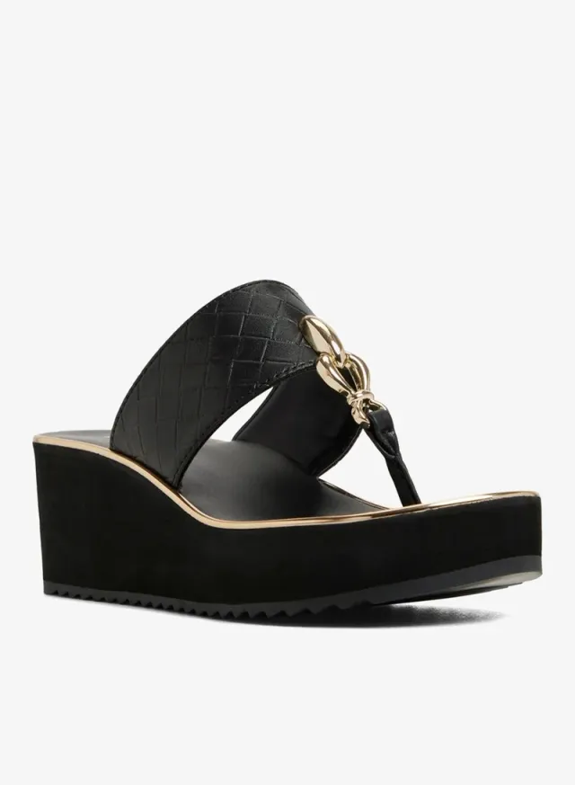 Penelopy-In Women's Wedge Heels Black – image 4