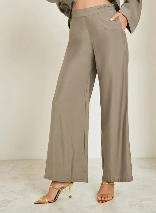 Sequin Top and Pants Set Brown – image 4