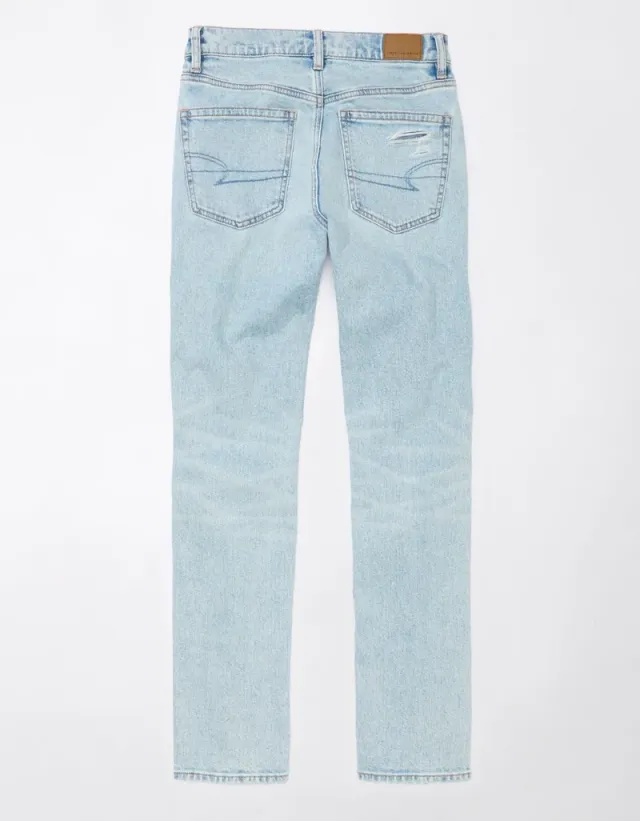AE Super High-Waist Ripped Straight Jean – image 5