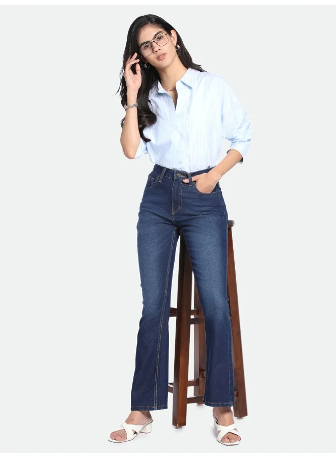 Women's Stretch Boot Cut Jeans Indigo