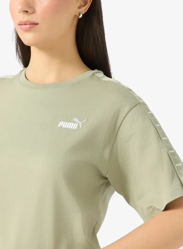Essential Tape Relaxed T-Shirt Pastel Gray – image 3