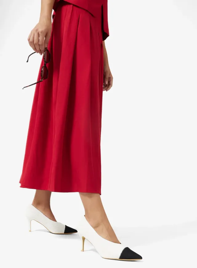 Pointed Toe Mid Heel Pumps – image 5