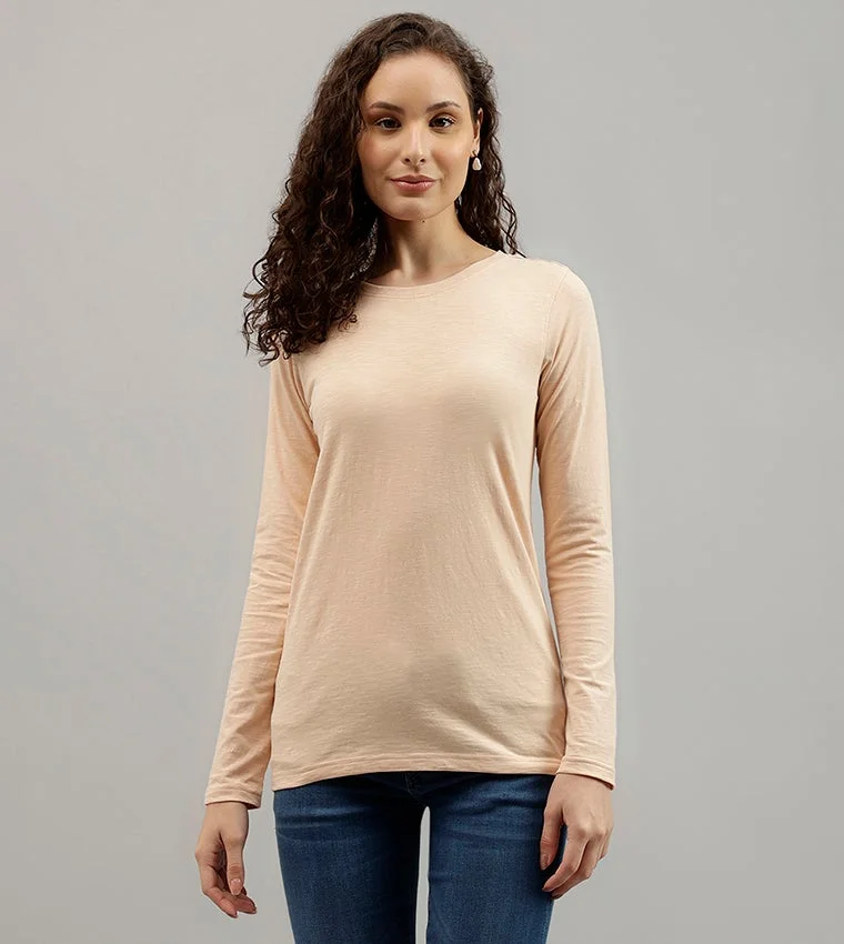 Beverly Hills Polo Club Women's Knit Top Pale Beige
