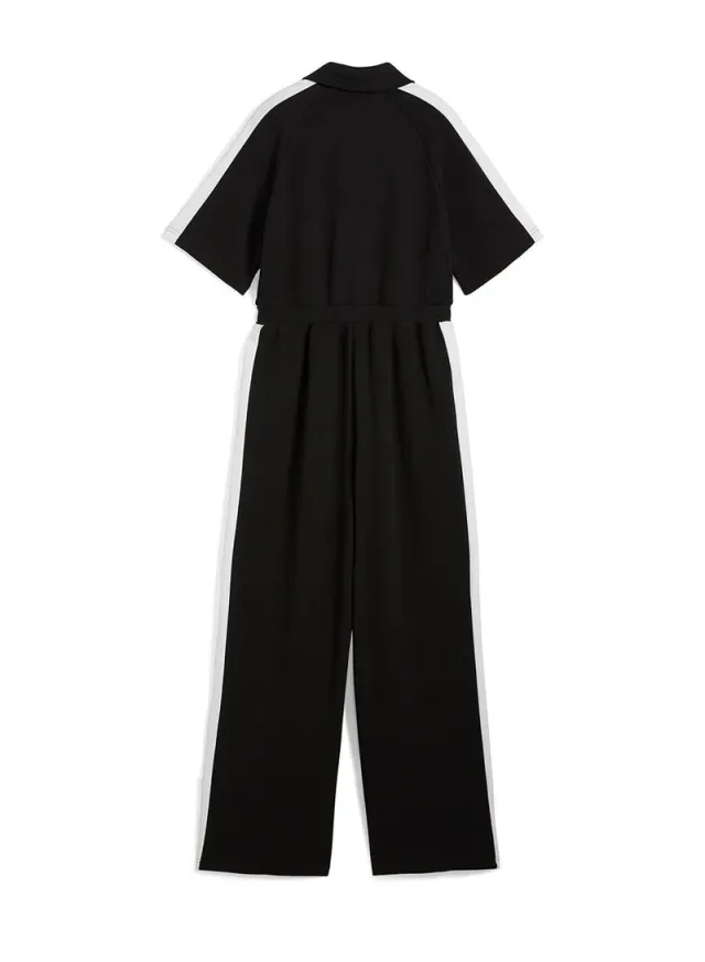 Puma Black Double Face Jacquard Jumpsuit for Women – image 5