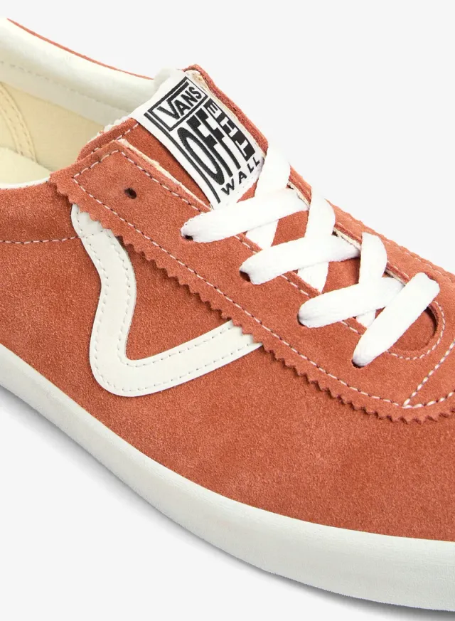 Unisex Low-Top Suede Lifestyle Sneakers with Rubber Waffle Sole – image 4