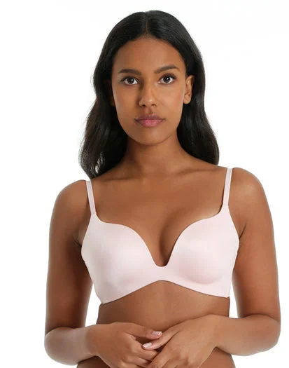 Isla & Evie Wire Free Push Up Bra Pale Pink