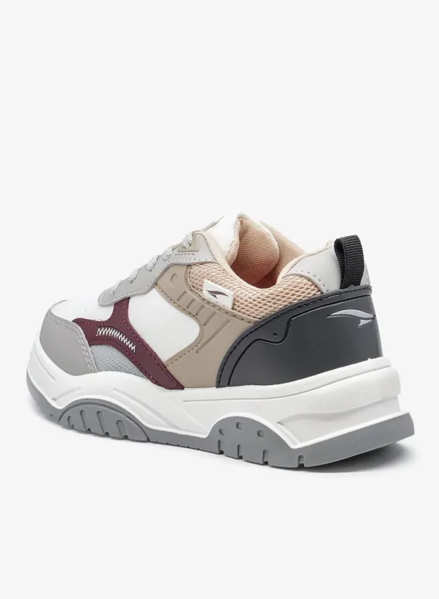 Stylish Women's Sneakers White, Grey, and Beige – image 8