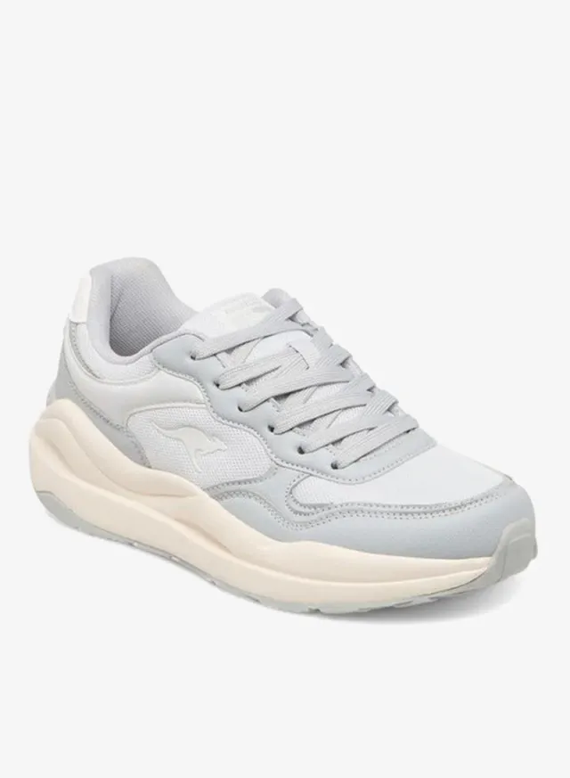 Women's Panelled Lace-Up Sports Shoes