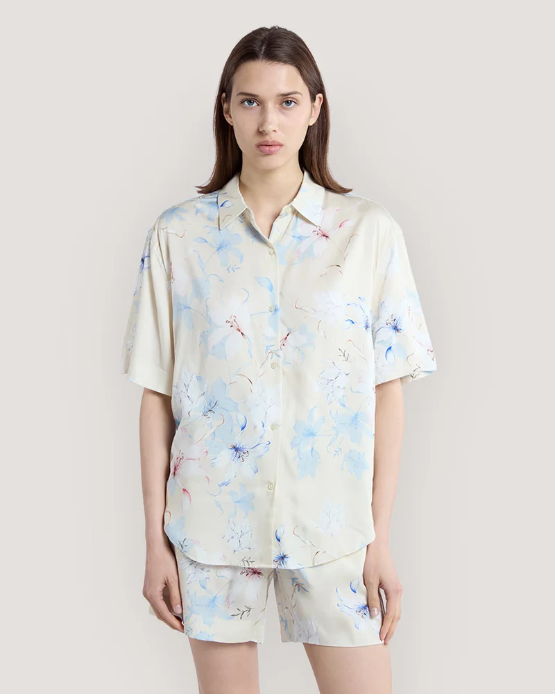Gant Floral Print Short Sleeve Shirt