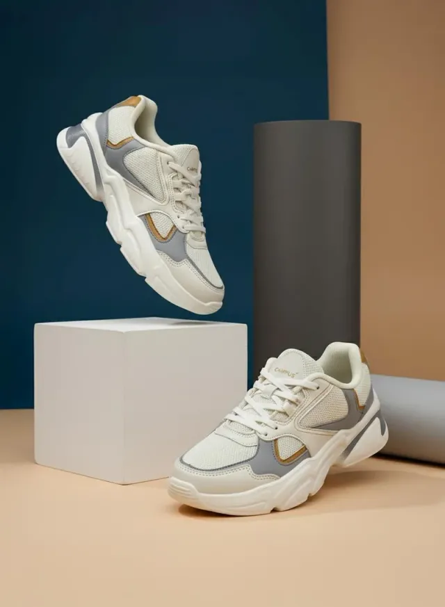Women's Sporty Sneakers Beige