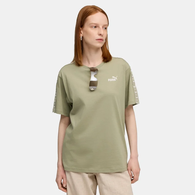 Women's Essentials Tape T-Shirt Green