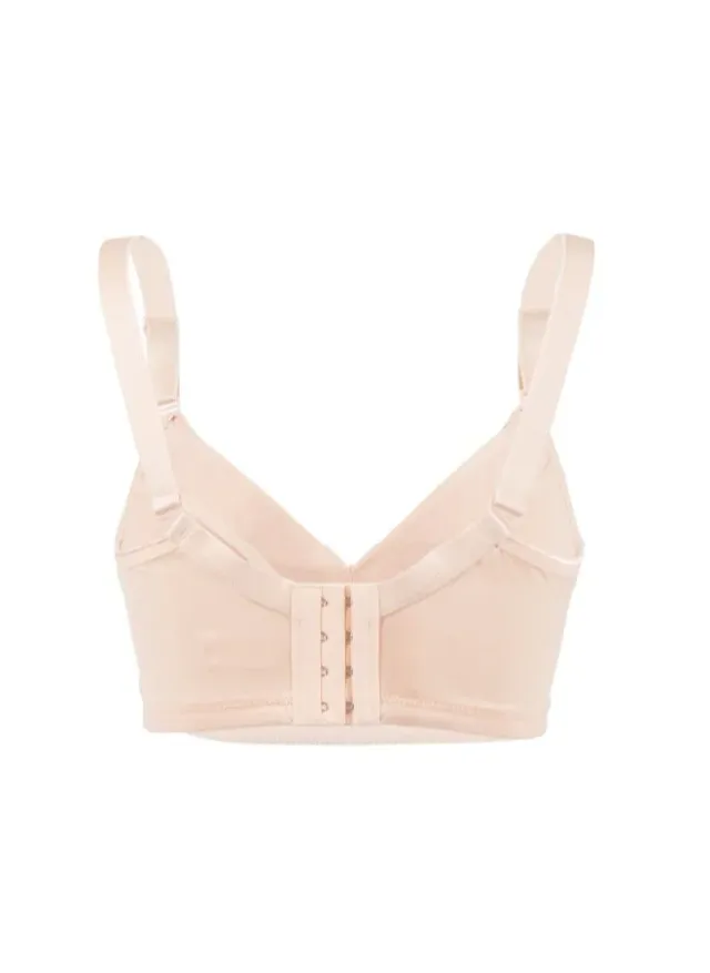 Beige Cotton Blend Maternity & Nursing Bra - Medium Impact Support – image 5