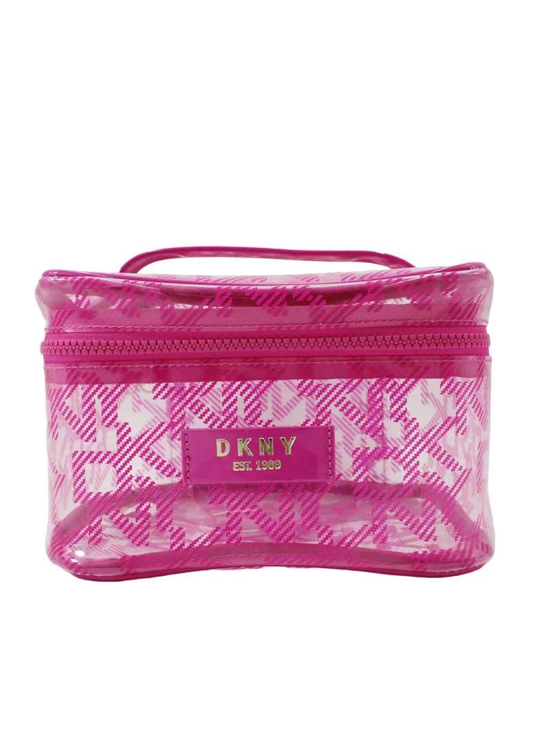 DKNY Lucid Dream Small Cosmetic Train Case Fuchsia