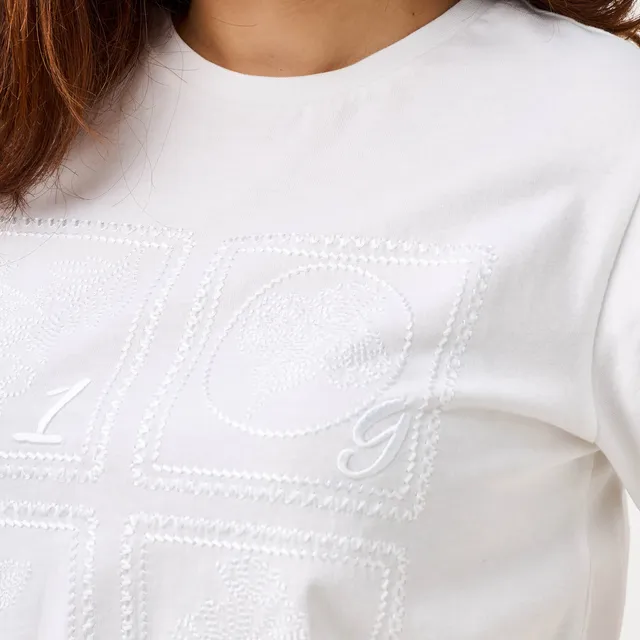 تي شيرت من القطن بقصة عادية مطرزة من Lee Cooper – صورة 6