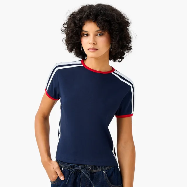 Lee Cooper Tape Detail T-shirt – image 4