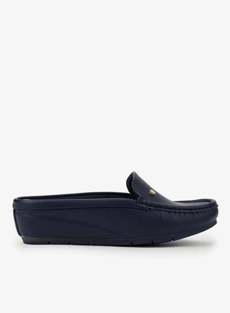 Women's Slip-On Moccasins Dark Blue