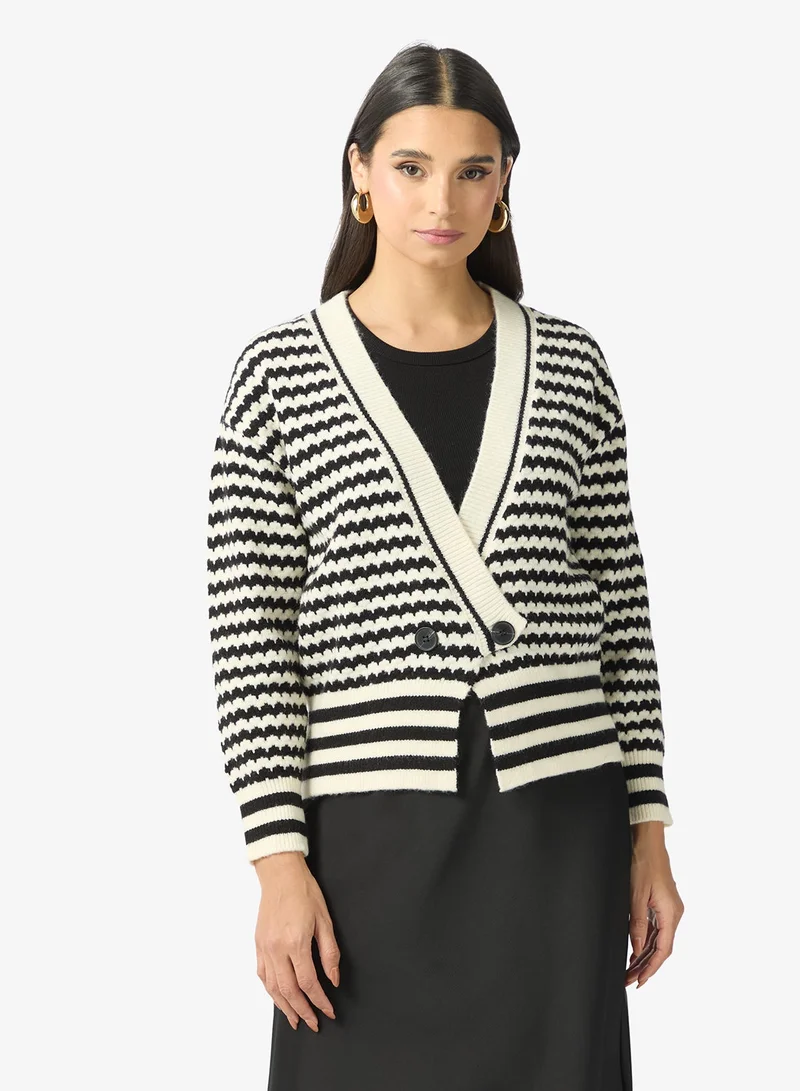Striped Sweater Ivory