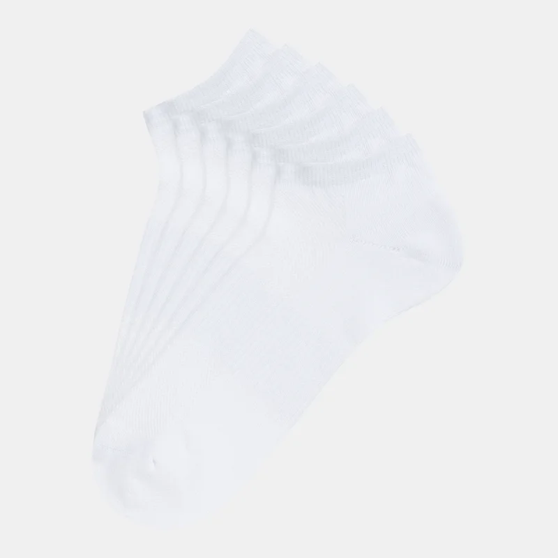 3-Pack Lightweight Low Cut Socks White