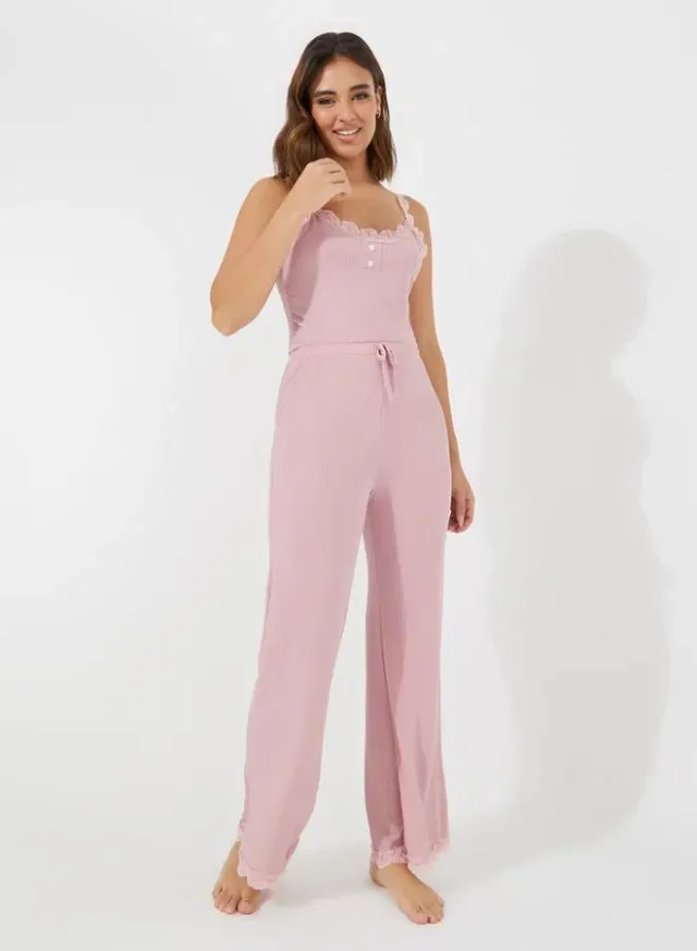 Lace Cami Pyjama Set