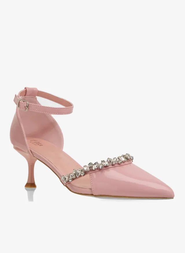 Diamante Heeled Pumps – image 2