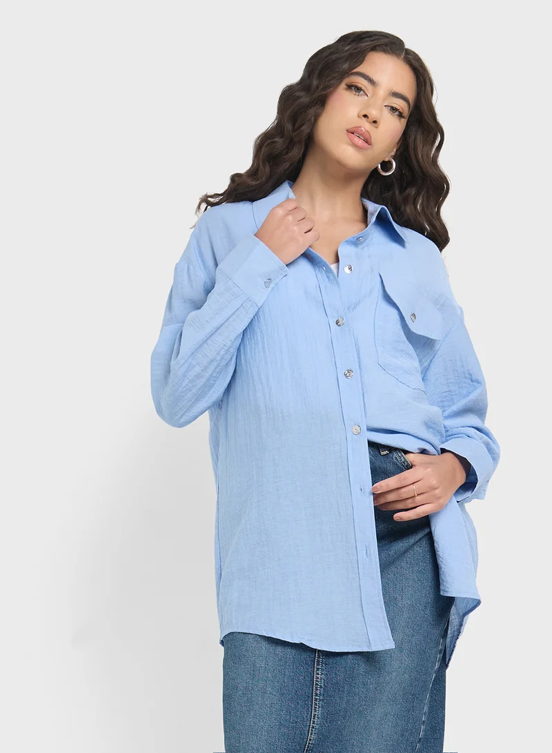 Pocket Button-Down Shirt
