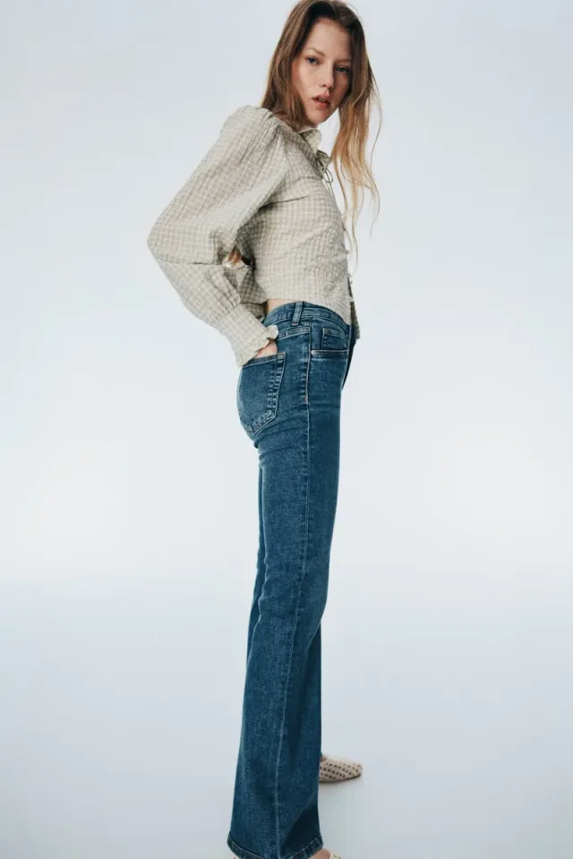 High-Rise Flared Jeans