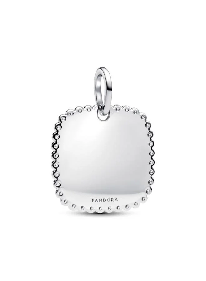 Minimalist Square Tag Pendant