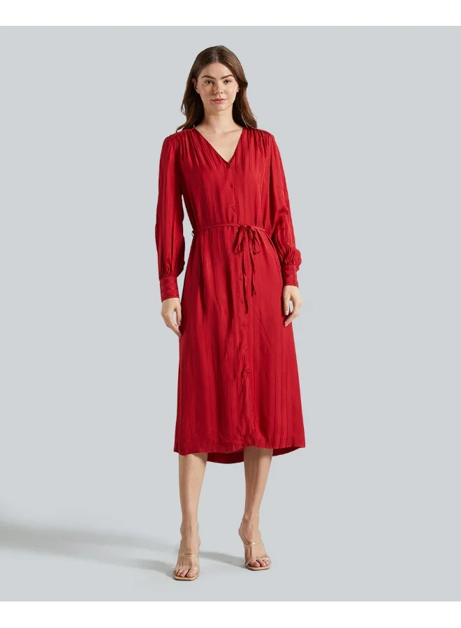 Belted Midi Dress