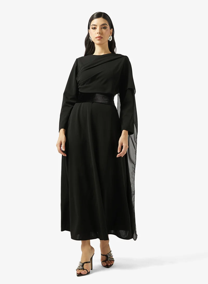 Elegant Drape Dress