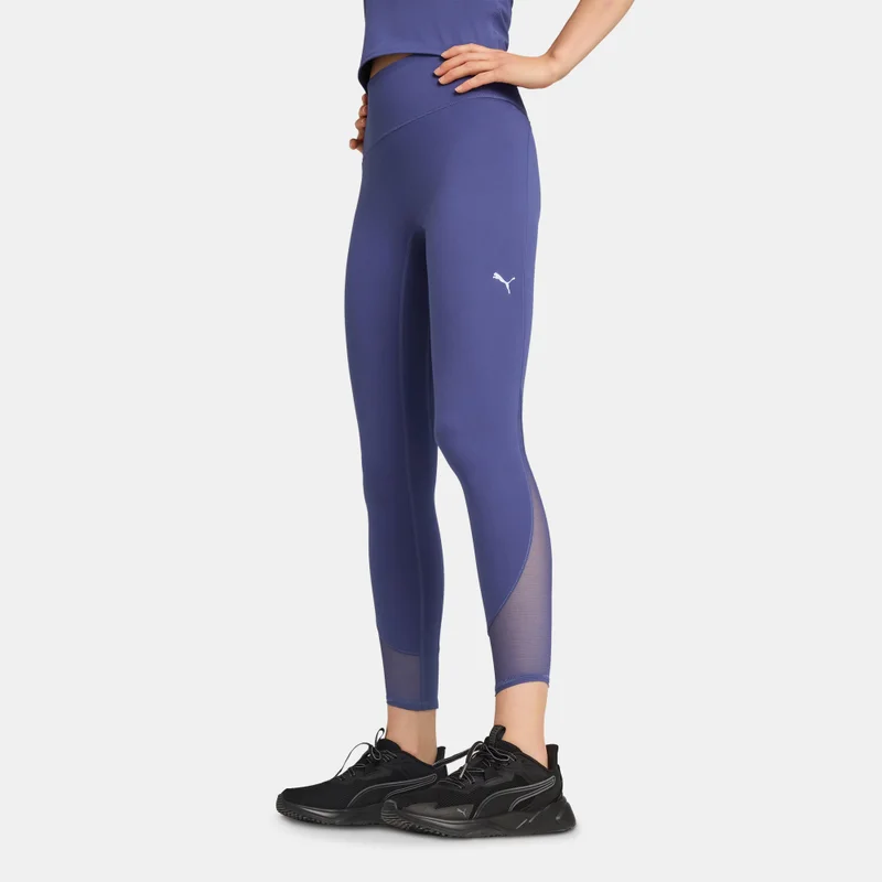 Women's CLOUDSPUN Soft Mesh 7/8 Leggings - Medium Orchid Purple