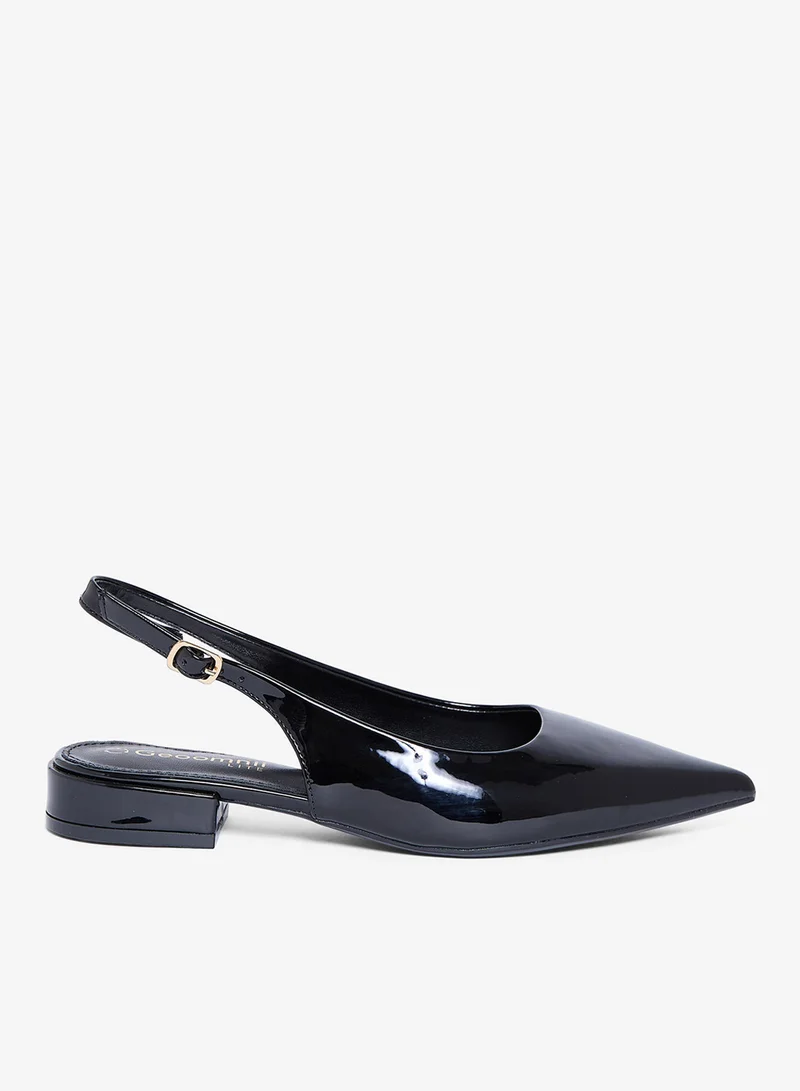 Geoomnii Women's Comfortable Slip-On Ballet Flats Black