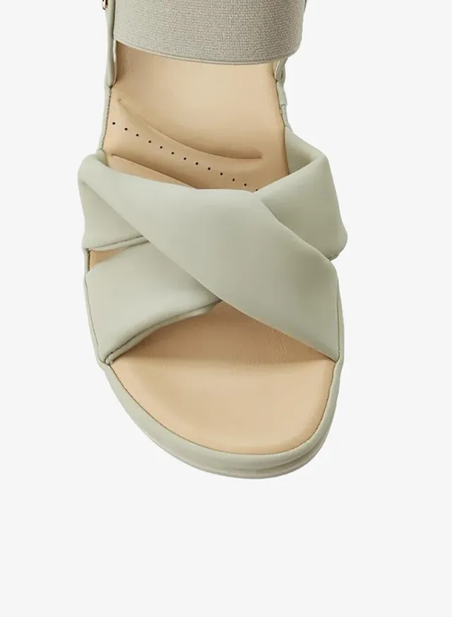 Women's Cross Strap Comfort Sandals Lilac – image 4