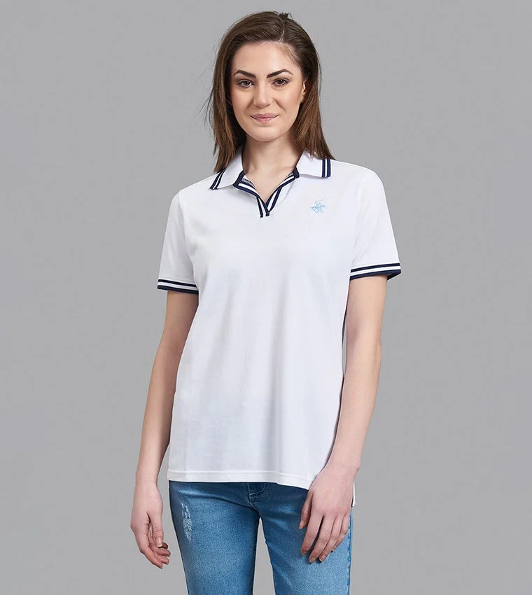Uncomplicated Stretch Polo White