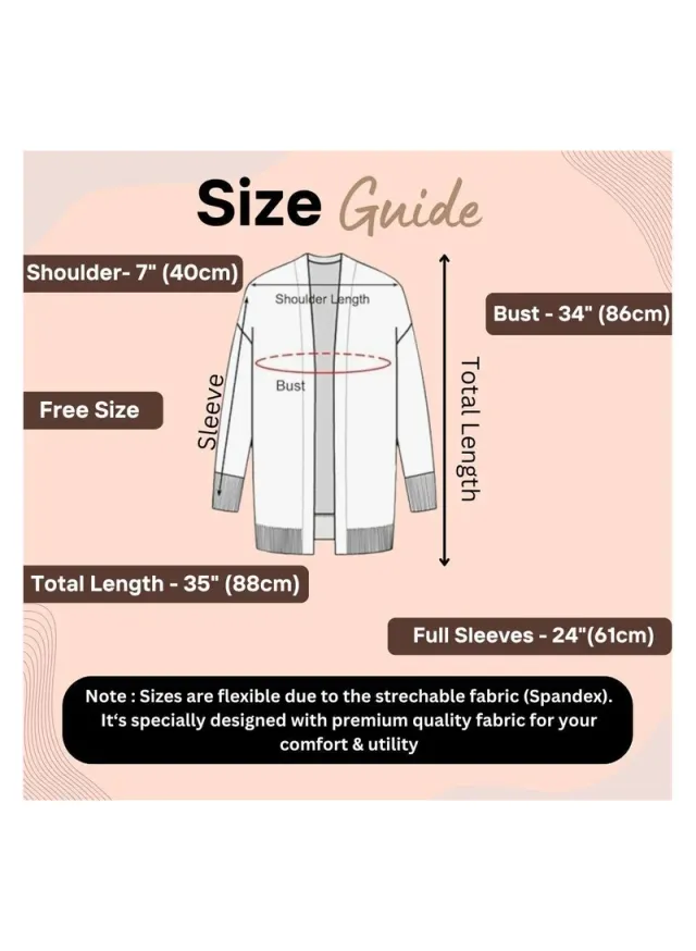 Bamboo Cotton Maternity Shrug - Off White, Lightweight, Stretchy – image 5