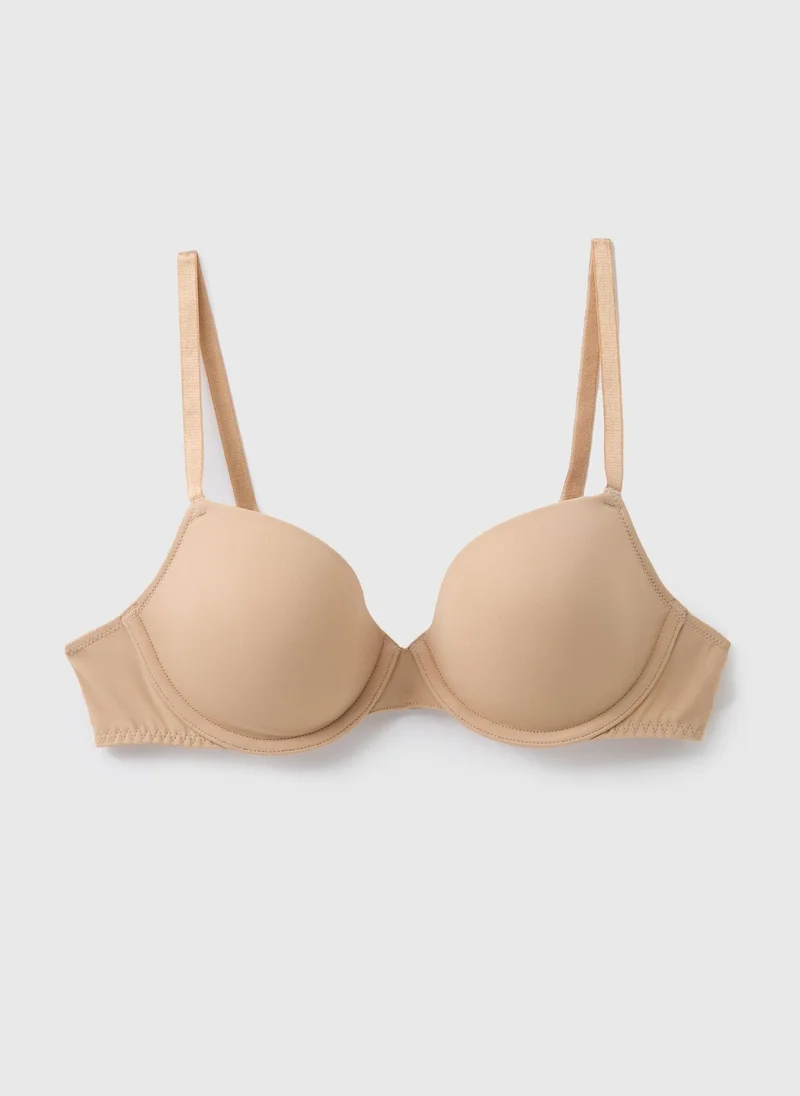 Mid Nude T-Shirt Bra Beige