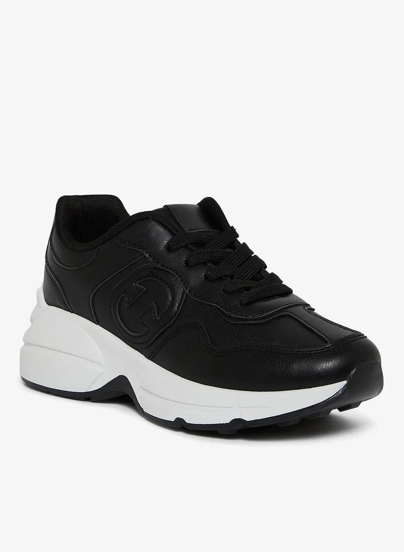 GEOOMNII Women's Lightweight Breathable Mesh Sports Shoes Black