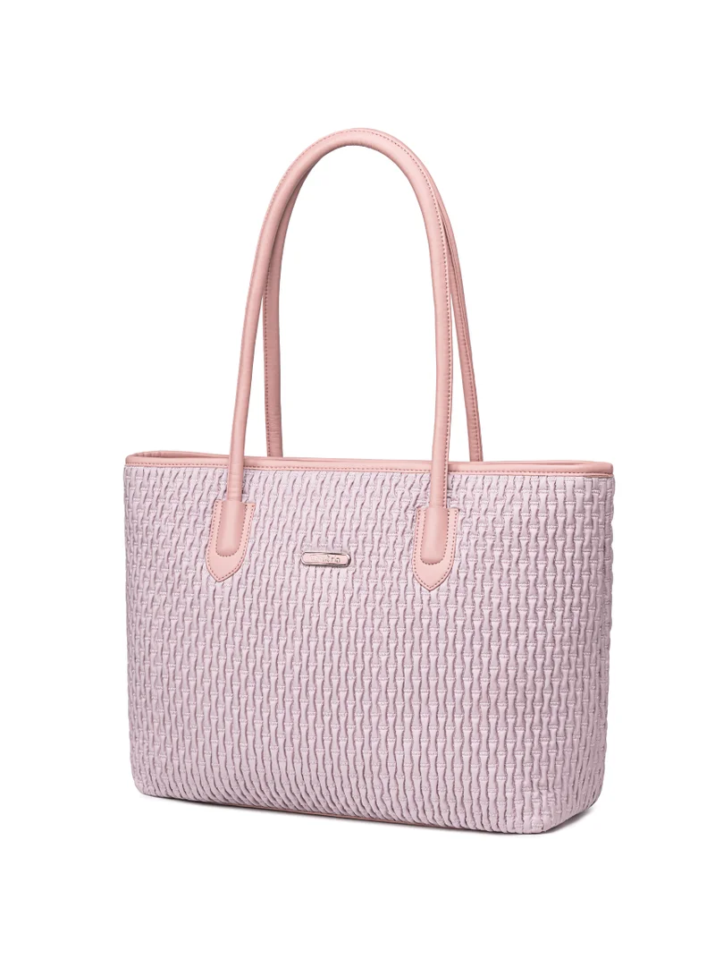 Lightweight Water-Resistant Women's Laptop Tote Bag Burgundy