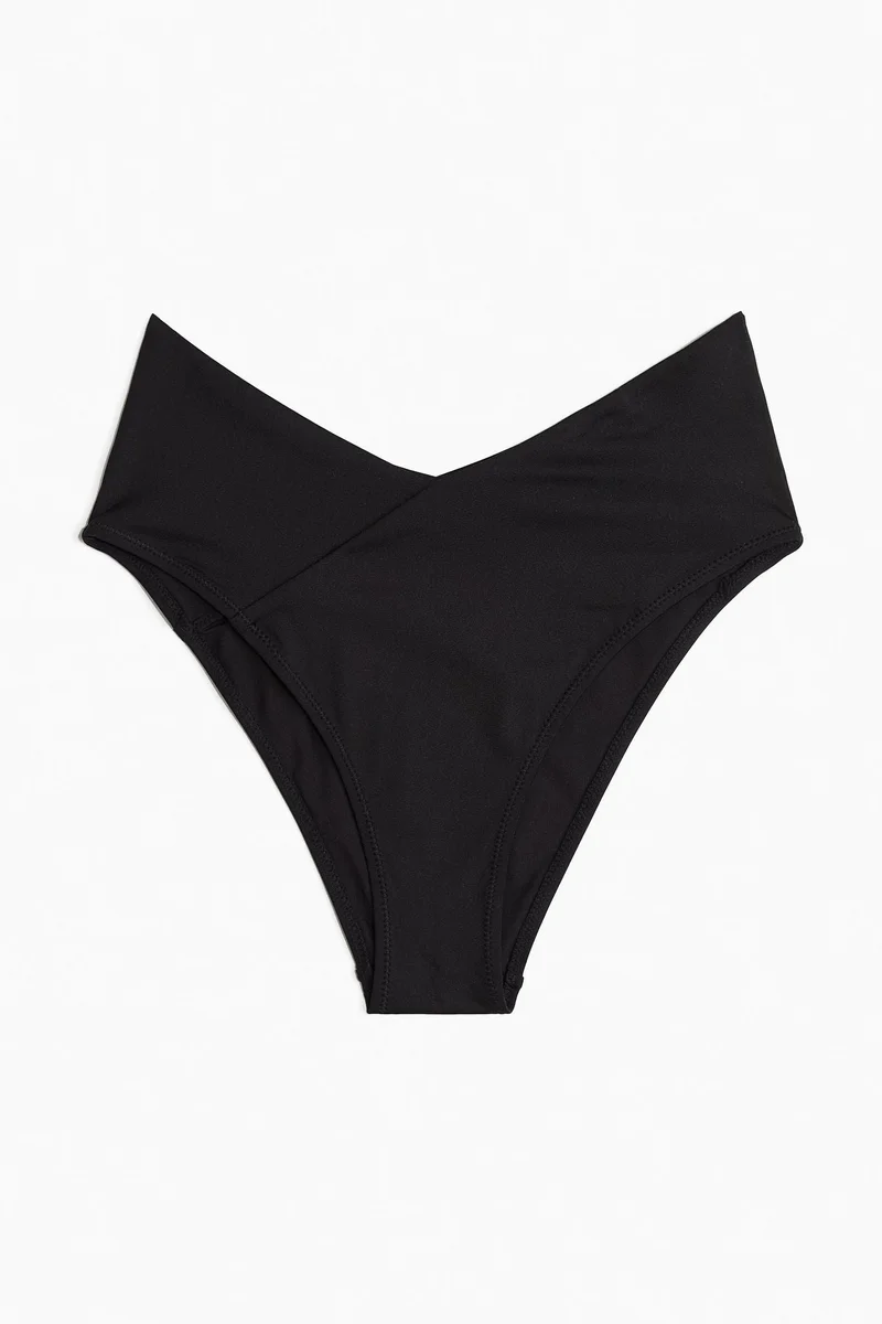 High-Waist Cheeky Bikini Bottoms