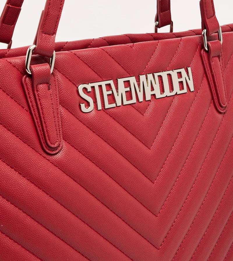 حقيبة توت Everyday نسائية من Steve Madden - أحمر
