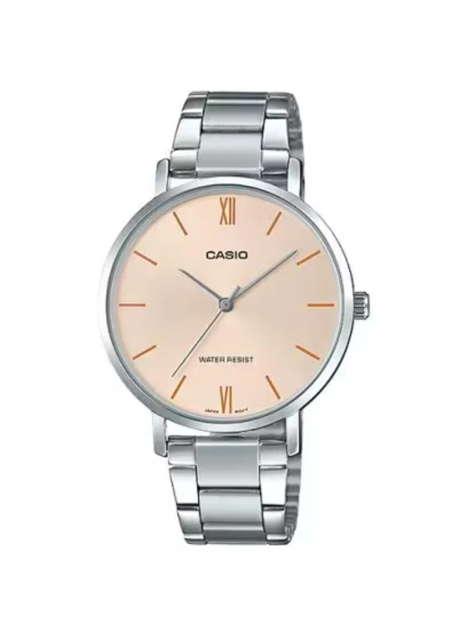 Women's Stainless Steel Analog Watch LTP-VT01D-4BUDF - 34 mm