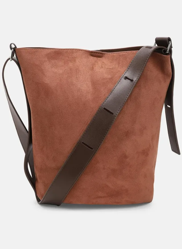 Women's Suede Zip Handbag – image 4