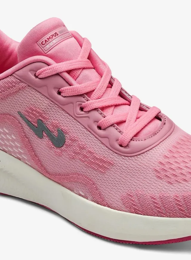 Women's Pink Low-Top Sneakers - Lightweight Shoes with White Sole, Comfortable Casual Shoes – image 4
