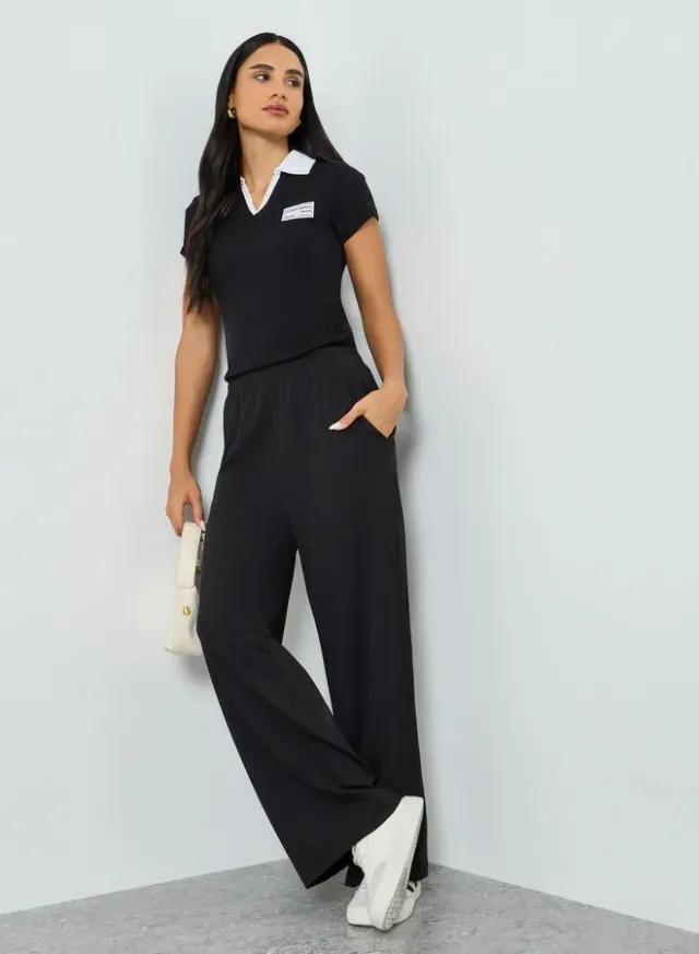 Relaxed Fit Joggers Black – image 4