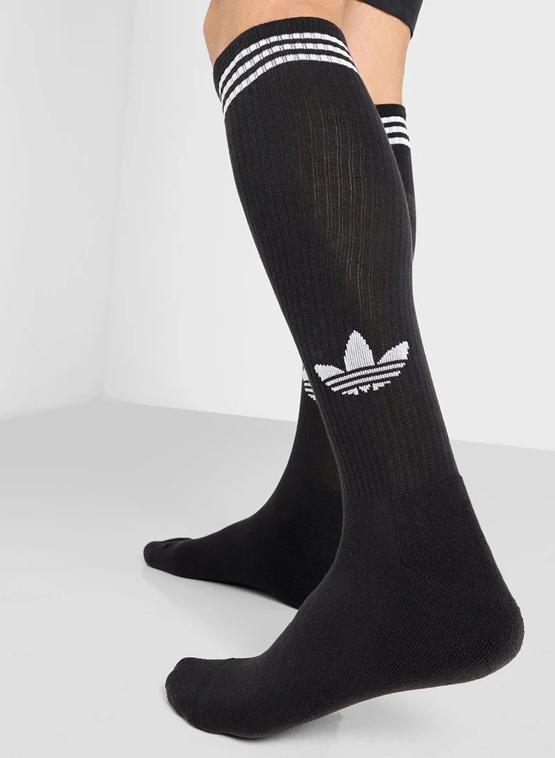 زوجان من جوارب 3-Stripes Knee Socks