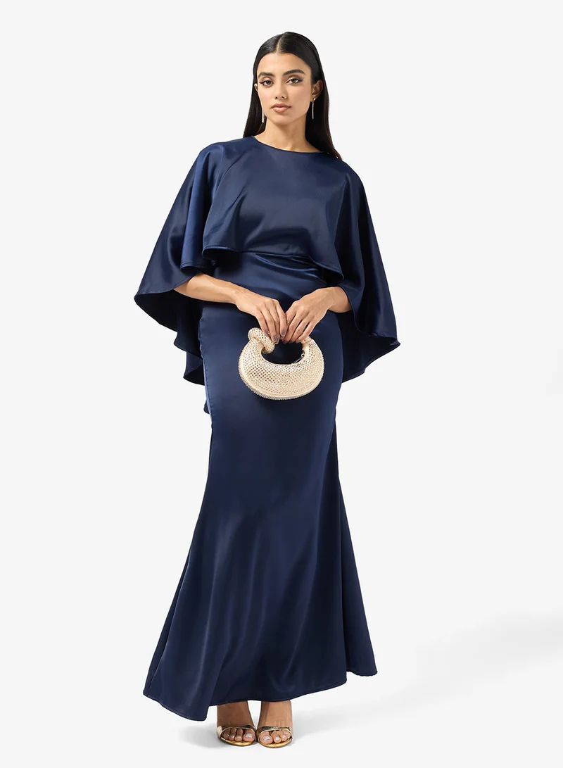 Caped Mermaid Dress