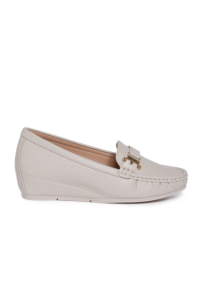 Geoomnii Women's Slip-On Ballet Flats Beige