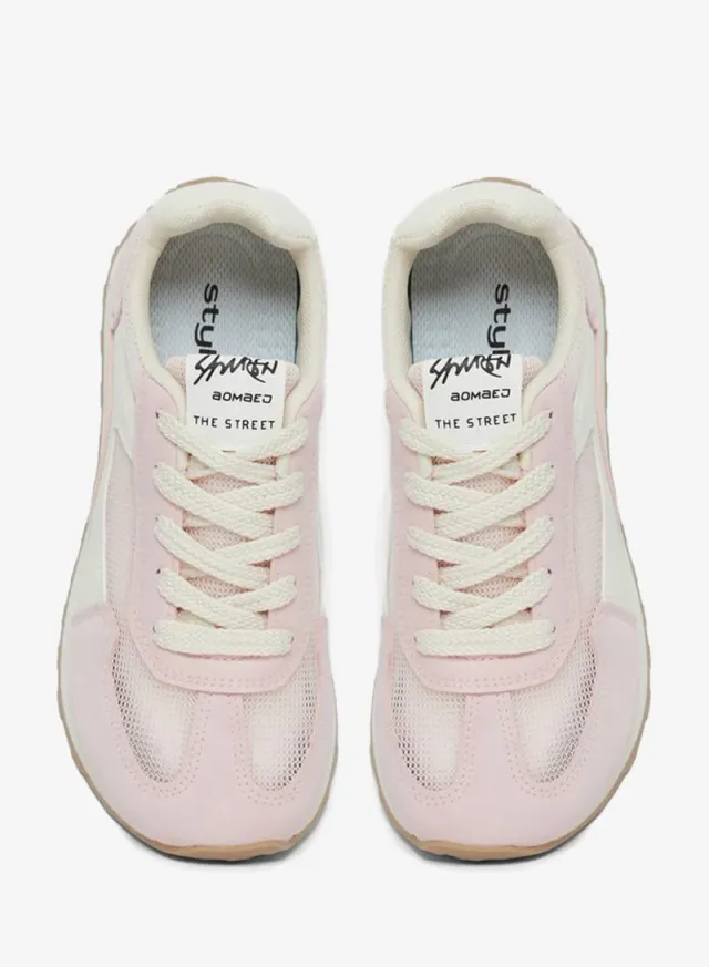 Women Pink Retro Style Sneakers – image 5