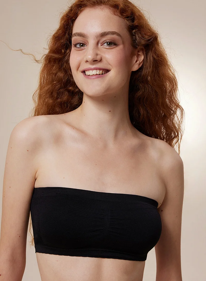 Nu Basic Strapless Bra Black