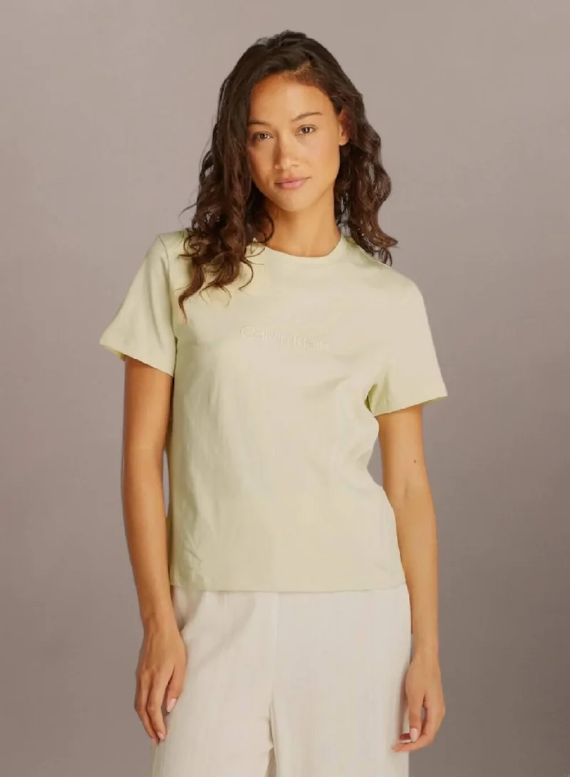 Cotton Lounge T-shirt Beige